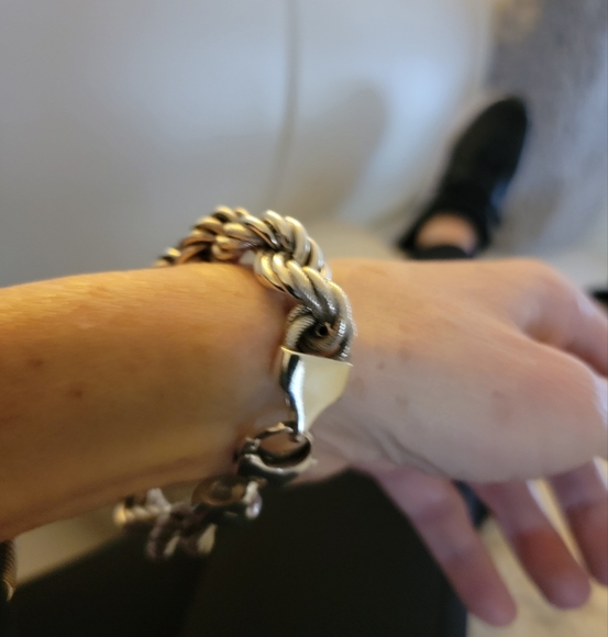 Vintage, Sterling Silver GUCCI bracelet - Picture 1 of 8